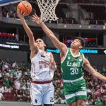 UP La Salle action in the UAAP.