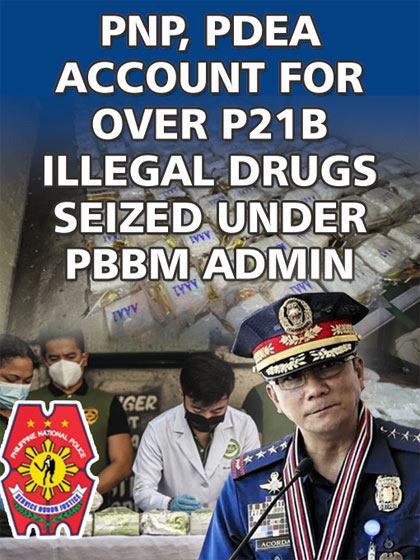 Pnp Pdea Account For Over P21b Illegal Drugs Seized Under Pbbm Admin