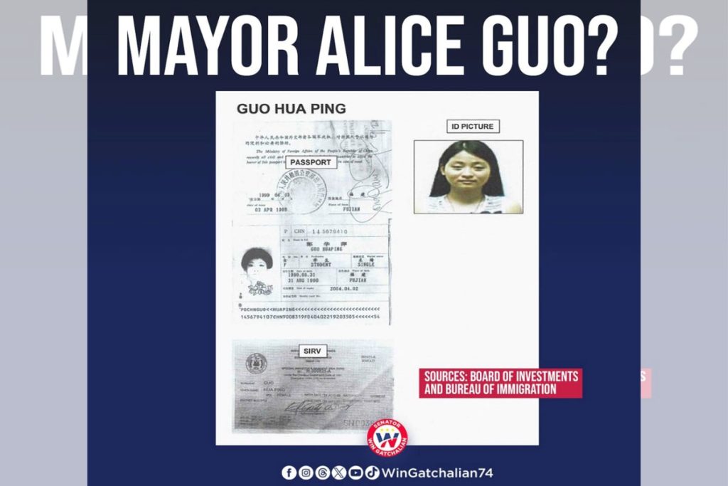 Win: Is Mayor Alice Guo Hua Ping, Alice Go? - Journalnews