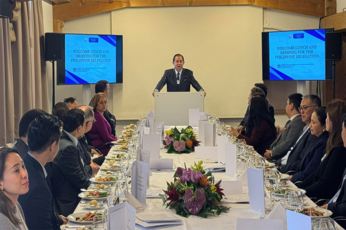 Speaker Romualdez sets strategic agenda for PH delegation at WEF 2025