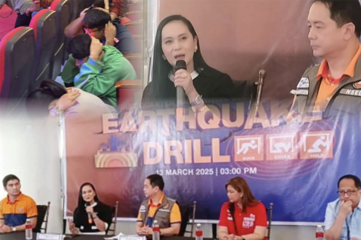 1st quarter simultaneous quake drill conducted at Santa Rosa City Hall ...